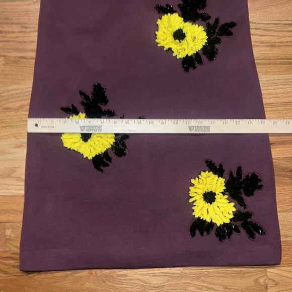 New DHRUV KAPOOR ANTHROPOLOGIE Sunflower Sequined Mini Dress Size Small - Picture 10 of 10